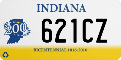 IN license plate 621CZ