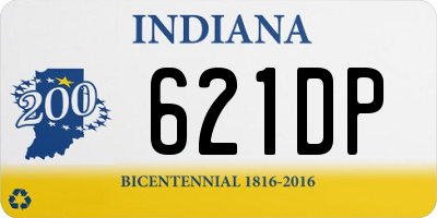 IN license plate 621DP