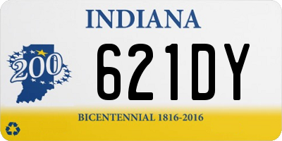 IN license plate 621DY