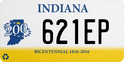 IN license plate 621EP