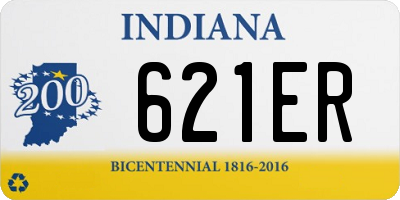 IN license plate 621ER