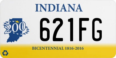 IN license plate 621FG