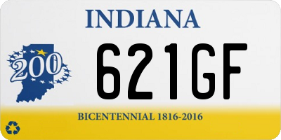 IN license plate 621GF