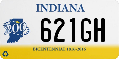 IN license plate 621GH