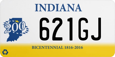 IN license plate 621GJ