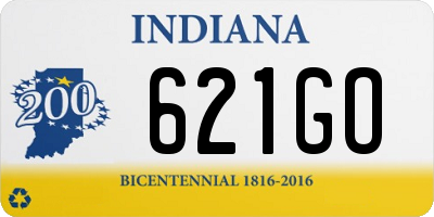 IN license plate 621GO