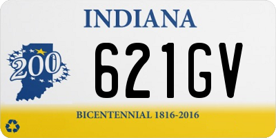 IN license plate 621GV