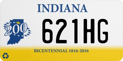 IN license plate 621HG