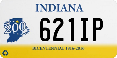 IN license plate 621IP