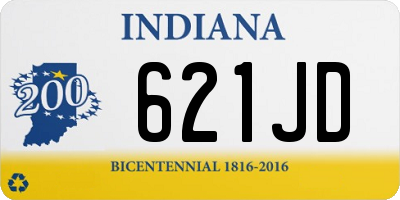 IN license plate 621JD