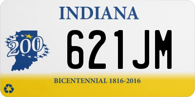 IN license plate 621JM