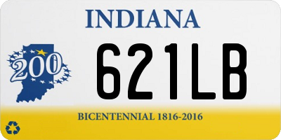 IN license plate 621LB