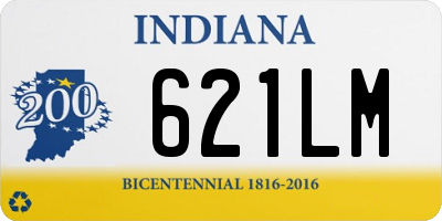 IN license plate 621LM