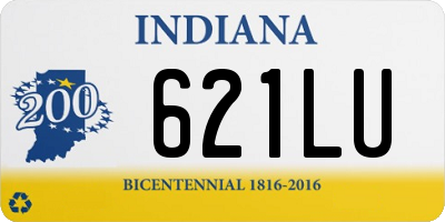 IN license plate 621LU