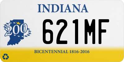 IN license plate 621MF