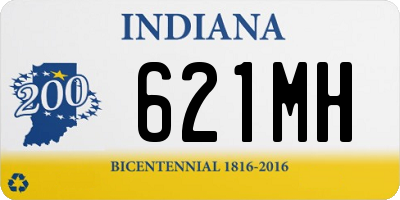 IN license plate 621MH