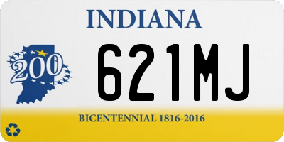 IN license plate 621MJ
