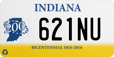 IN license plate 621NU