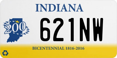 IN license plate 621NW