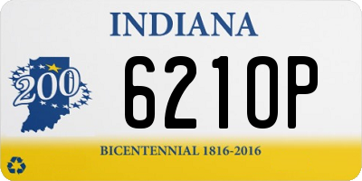 IN license plate 621OP