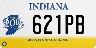 IN license plate 621PB