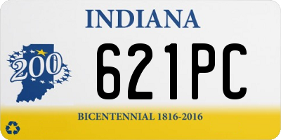 IN license plate 621PC