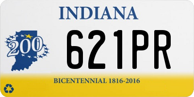 IN license plate 621PR