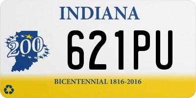 IN license plate 621PU