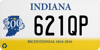 IN license plate 621QP