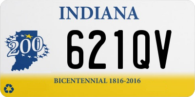 IN license plate 621QV