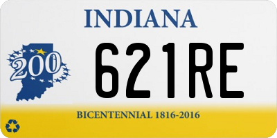 IN license plate 621RE