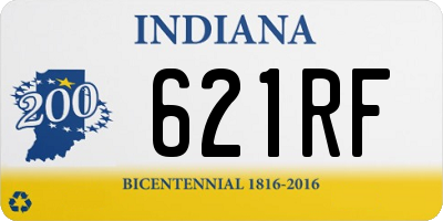 IN license plate 621RF