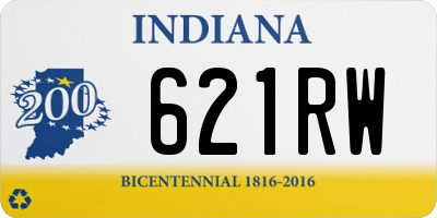 IN license plate 621RW