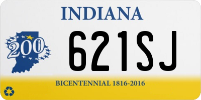 IN license plate 621SJ