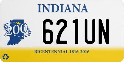 IN license plate 621UN