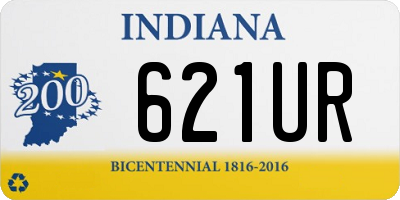 IN license plate 621UR