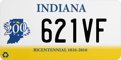 IN license plate 621VF