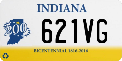 IN license plate 621VG