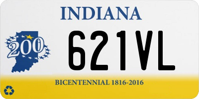 IN license plate 621VL