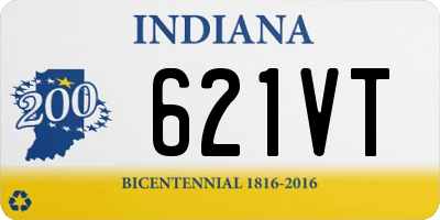 IN license plate 621VT