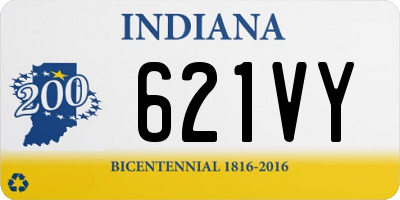 IN license plate 621VY