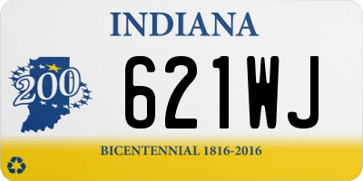 IN license plate 621WJ