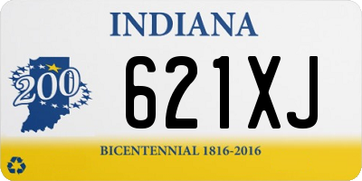 IN license plate 621XJ