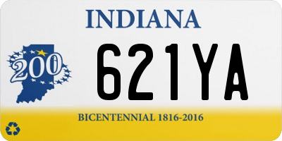 IN license plate 621YA