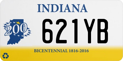 IN license plate 621YB