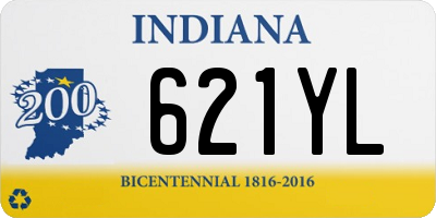 IN license plate 621YL