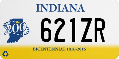 IN license plate 621ZR