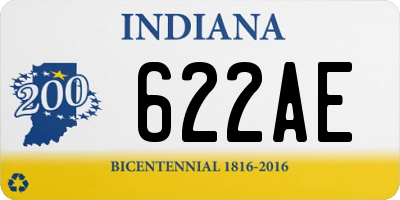 IN license plate 622AE