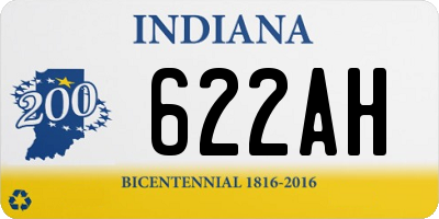 IN license plate 622AH