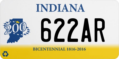 IN license plate 622AR